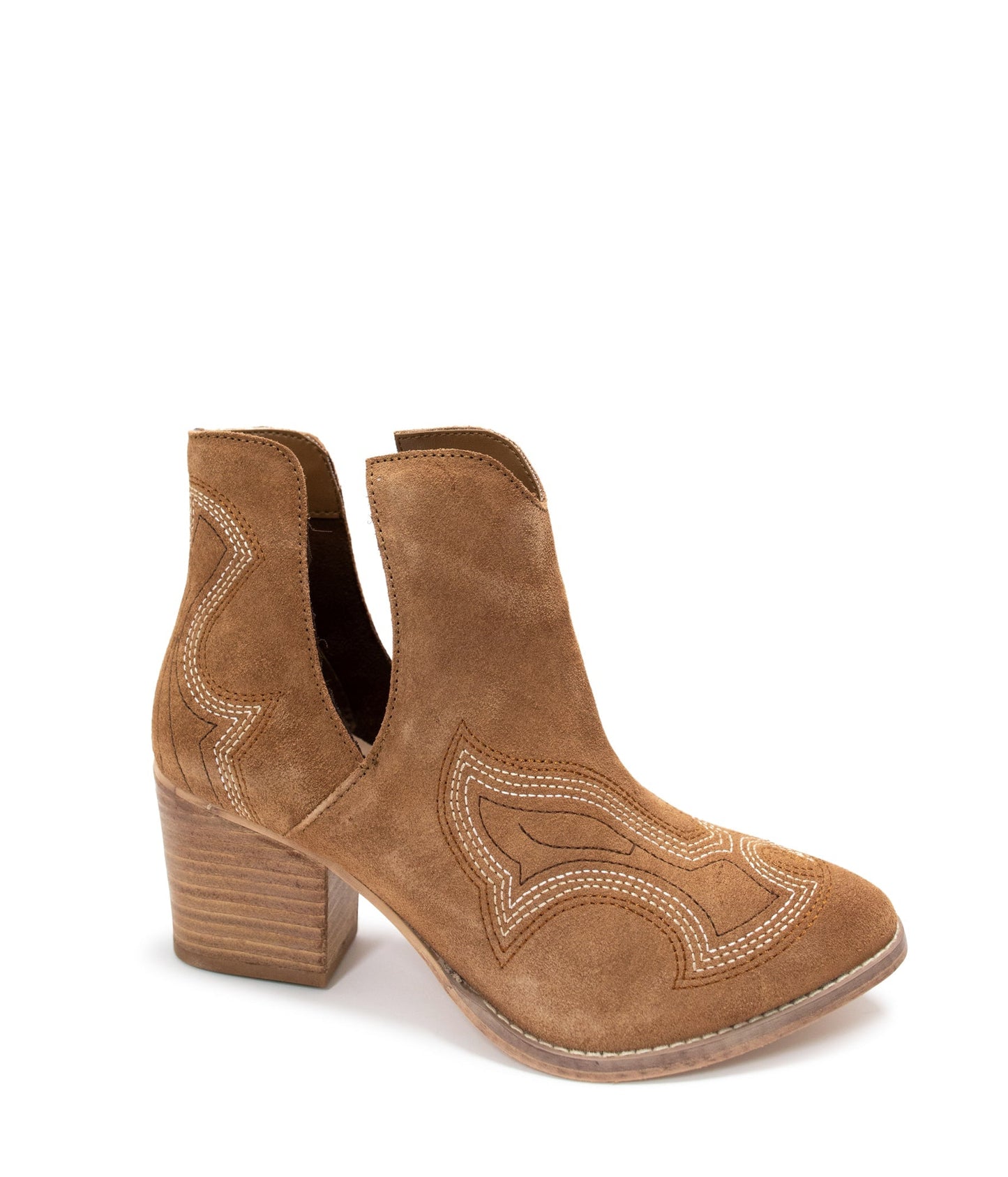 Journee Ankle Boots in Tan - Bee Creek Apparel