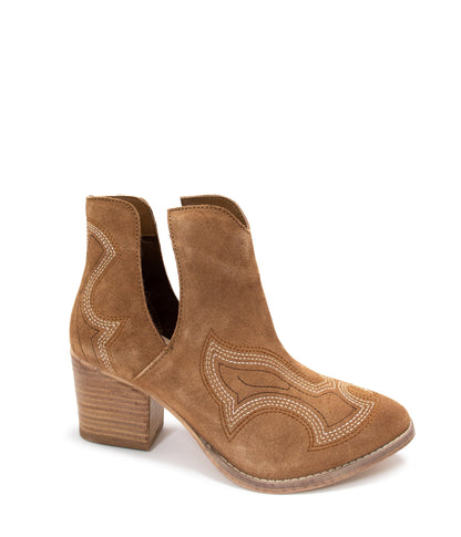 Journee Ankle Boots in Tan - Bee Creek Apparel
